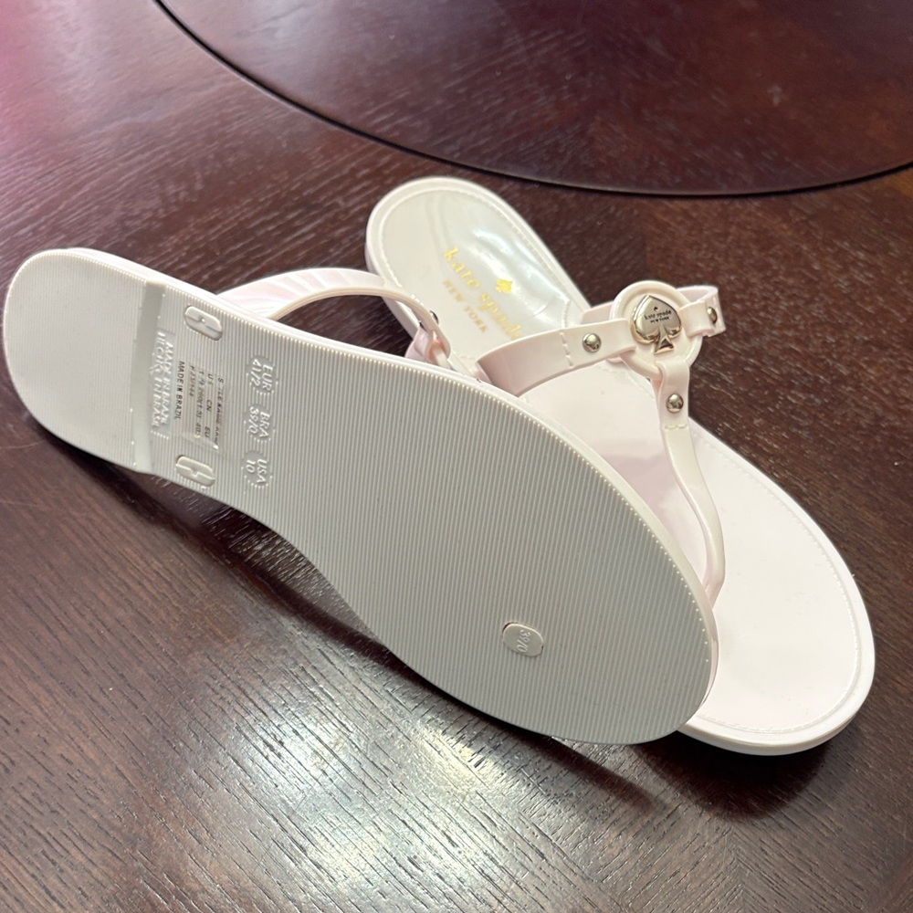 Kate Spade Women's White Sandals - Picture 2 of 2